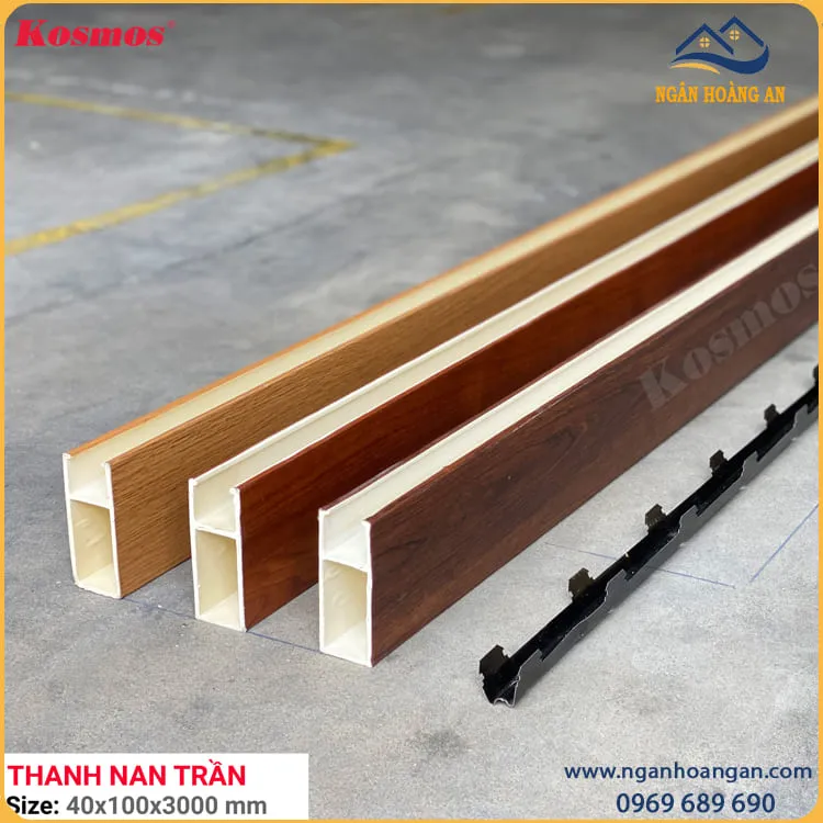 Nan U Trần Nhựa Giả Gỗ Kosmos U40X100-010